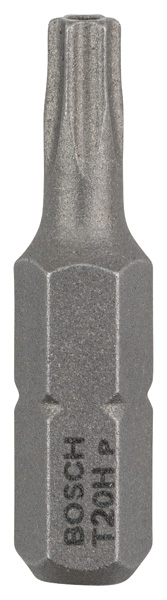 BOSCH Security-Torx-Schrauberbit Extra-Hart T20H, 25 mm, 2er-Pack