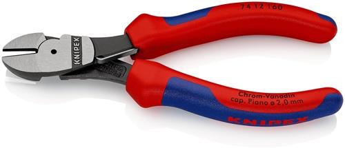 KNIPEX Kraftseitenschneider L.160mm pol.Form 1 Mehrkomp.-Hülle KNIPEX