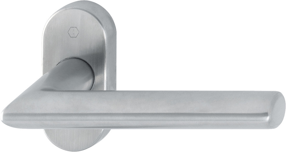 HOPPE® FH Drücker-Halbgarnitur ohne Schlüsselrosette Stockholm FS-E1140F/55, Edelstahl, 3043381