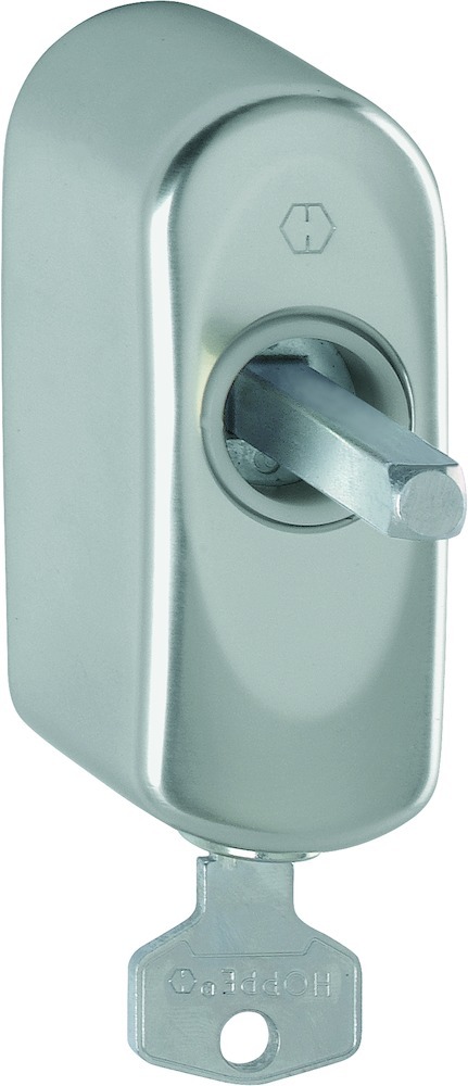 HOPPE® Fenstergriffrosette abschliessbar AUS950S 100NM TBT4, Aluminium, 11677946 HOPPE® Fenstergriffrosette abschliessbar AUS950S 100NM TBT4, Aluminium, 11677946