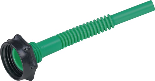 HÜNERSDORFF Auslaufrohr STANDARD f.Kraftstoffkanister 4000 818 953 L.290mm HDPE grün