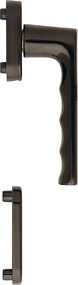 HOPPE® Fenstertürgriff-Halbgarnitur Hamburg 0700/U26/49PNS, innen, Aluminium, 11750255