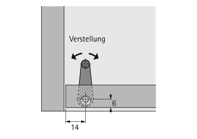 HETTICH Zapfenband, 6731