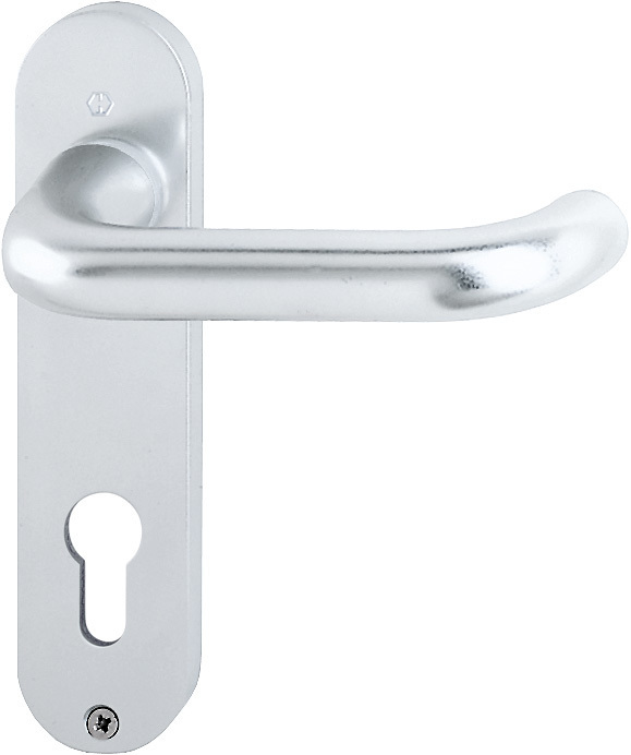 HOPPE® Drückergarnitur mit Kurzschild Paris 138L/300K, Aluminium, 3417469 HOPPE® Drückergarnitur mit Kurzschild Paris 138L/300K, Aluminium, 3417469
