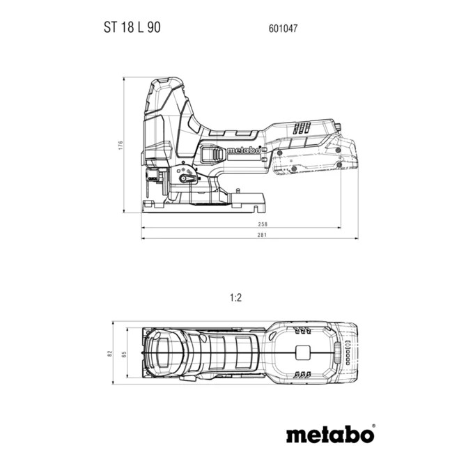 METABO Akku-Stichsäge ST 18 L 90