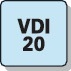 PROMAT Aufnahme VDI20 z.Montagesystem PROMAT