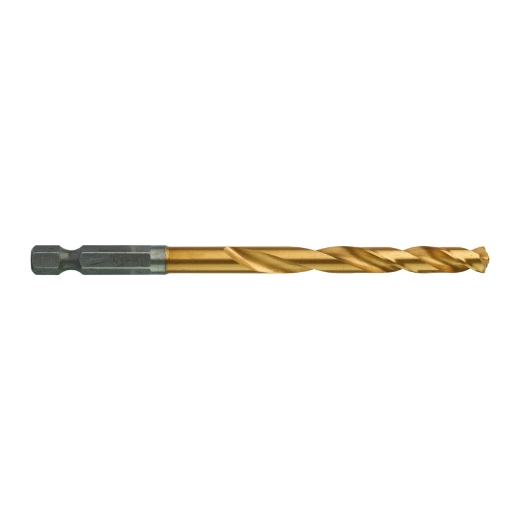 MILWAUKEE 6,5 x 107 mm SHOCKWAVE Metallbohrer HSS-G RED HEX Titan 1/4"
