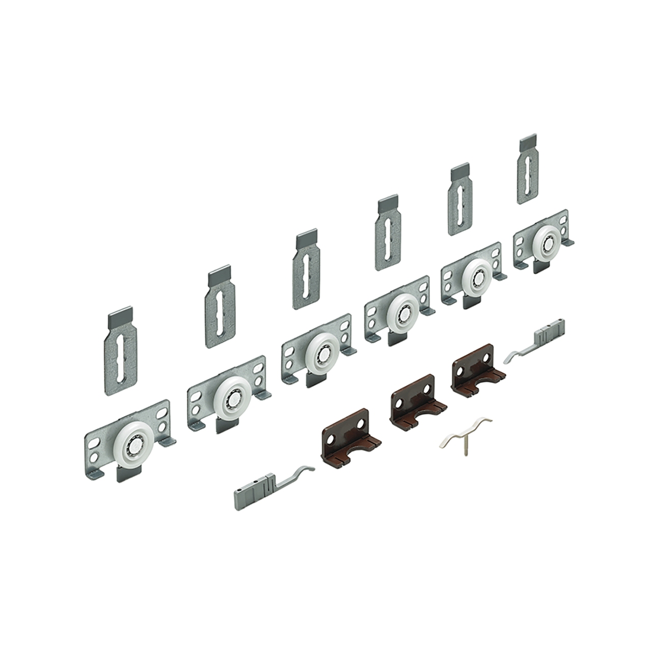 HETTICH SlideLine 56 Set Lauf- und Führungsteile,