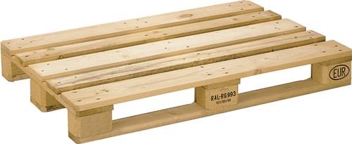 Nordwest Poolflachpalette L1200xB800xH144mm Trgf.1000kg 3 Kufen HO natur