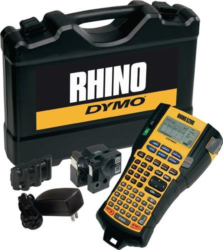 DYMO Beschriftungsgerät Rhino 5200 Schriftband-B.6,9,12,19mm B.124mmxL.234mm DYMO