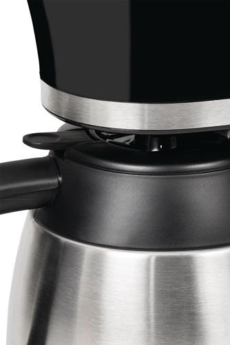 EXQUISIT Kaffeemaschine KA 6501 sw 800 W schwarz Thermokanne,Verzierung VA