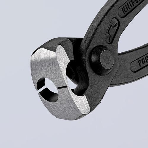 KNIPEX Ohrklemmenzange L.220mm Kopf schwarz atram.Ku.-Überzug seitl.Pressnase KNIPEX KNIPEX Ohrklemmenzange L.220mm Kopf schwarz atram.Ku.-Überzug seitl.Pressnase KNIPEX