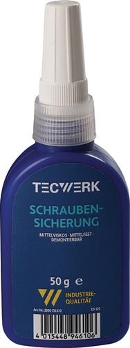 TECWERK Schraubensicherung 50g mf.mv.blau Flasche TECWERK