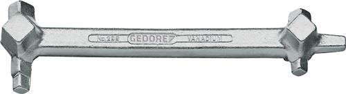 GEDORE Zapfenschlüssel 299 VK 8,7-13mm VK Kronen 6,8-19mm L.220mm GEDORE