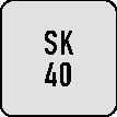 PROMAT Gewindeschneidfutter Synchron DIN 69871AD/B M3-M12 SK40 A.-L.79mm PROMAT