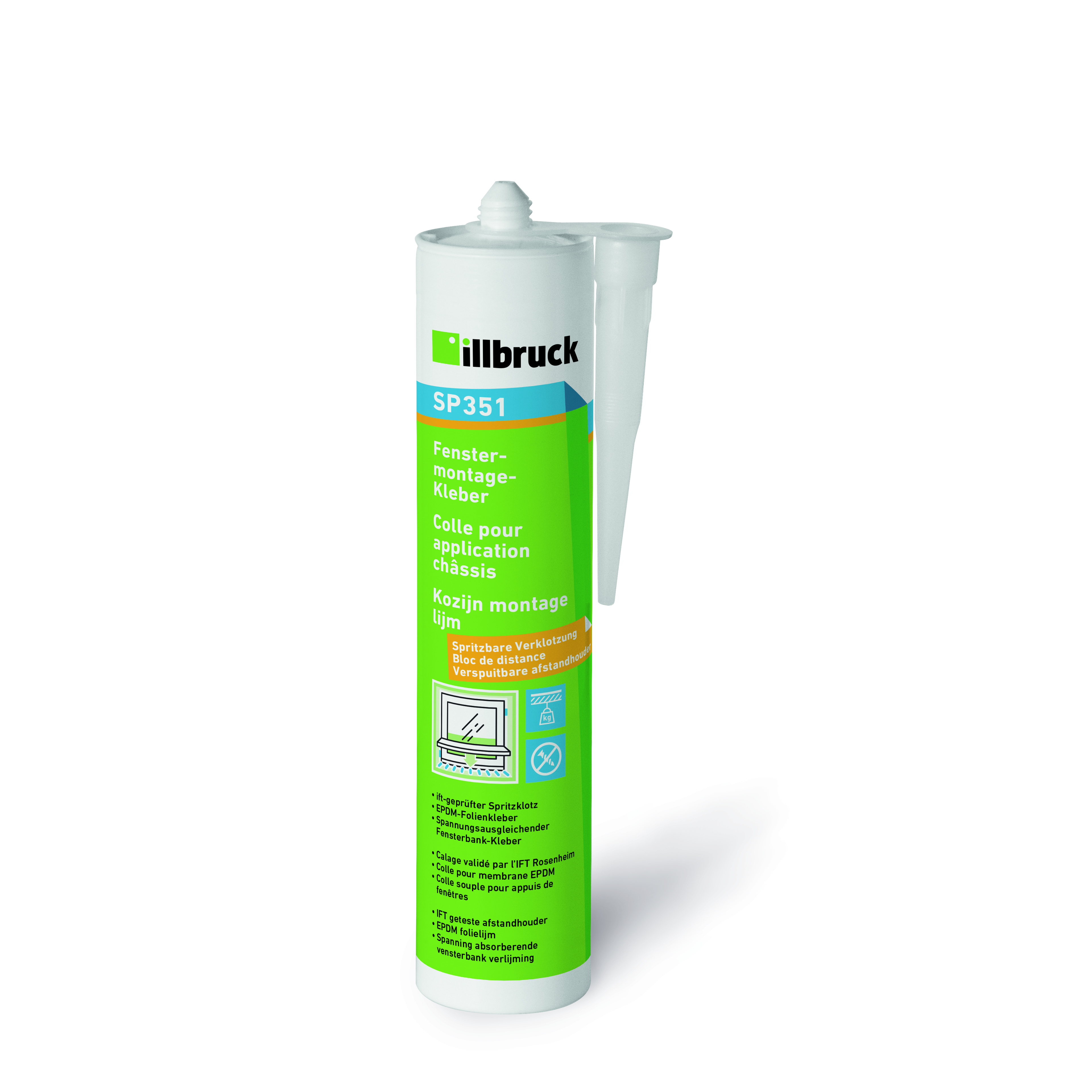 ILLBRUCK SP351 Fenstermontage-Kleber anthrazit