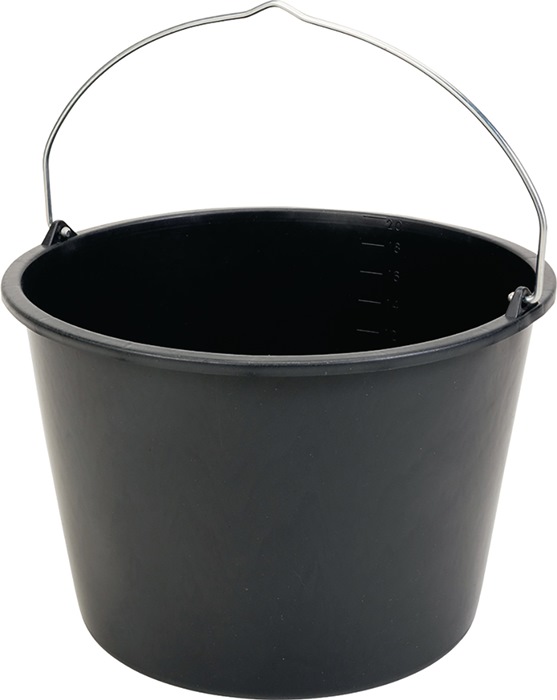 Nordwest Baueimer GRIPLINE D 20l schwarz Ku.