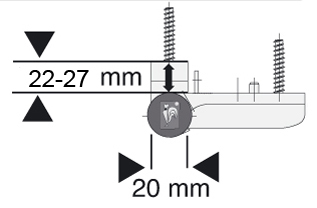 DR. HAHN Aufschraubband KT-SN P306, 2-teilig