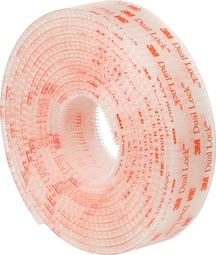 3M Druckverschluss Dual Lock SJ356B transl.L.2,5m B.25mm Bl.3M