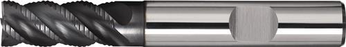TECWERK Schaftfräser DIN 6527L Typ NR-UNI D.6mm Einsatz-L.20mm VHM TiAlN HB Z.4 lang TW