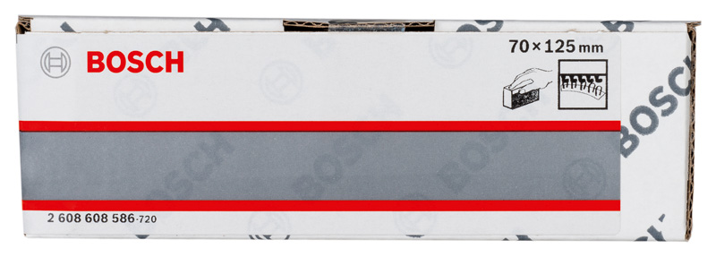 BOSCH Handschleifklotz, doppelseitig, 70 x 125 mm