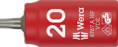 WERA Steckschlüsseleinsatz 8767 A VDE HF 1/4 Zoll TX 20 L.36mm WERA