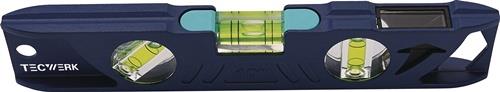 TECWERK Wasserwaage Torpedo 25cm ± 1,0 mm/m TECWERK