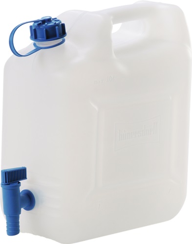 HÜNERSDORFF Wasserkanister 12l HD-PE H332xB334xT160mm HÜNERSDORFF