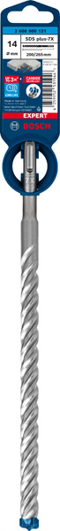 BOSCH EXPERT SDS plus-7X Hammerbohrer, 14 x 200 x 265 mm. Für Bohrhämmer