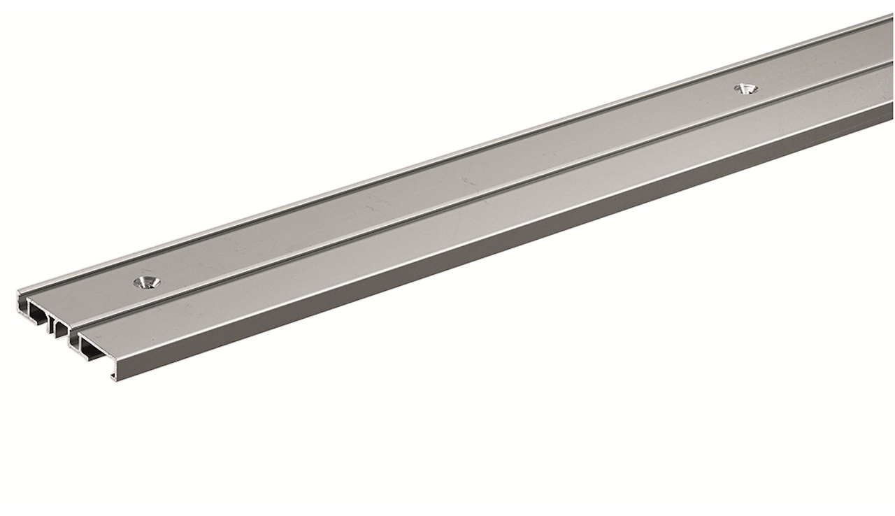 HETTICH SlideLine M 2-bahniges Laufprofil zum Anschrauben, 2500 mm, 9227183