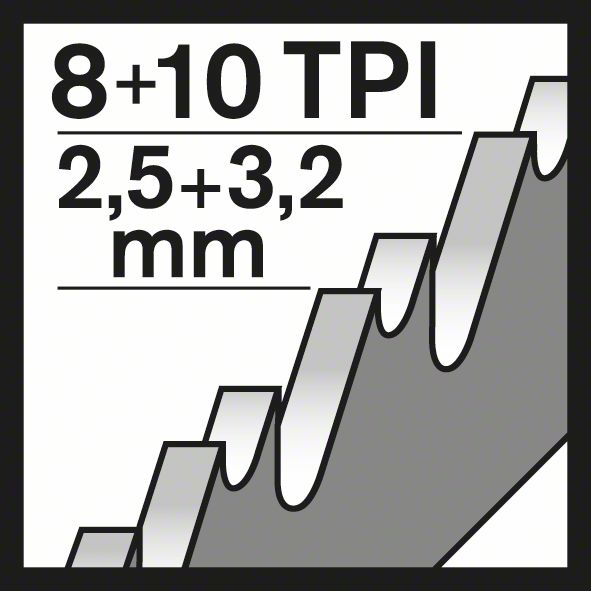 BOSCH Säbelsägeblatt S 1136 CHF, Endurance for Heavy Metal, 25er-Pack BOSCH Säbelsägeblatt S 1136 CHF, Endurance for Heavy Metal, 25er-Pack