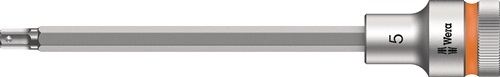 WERA Steckschlüsseleinsatz 8740 C HF 1/2 Zoll SW 5mm L.140mm WERA WERA Steckschlüsseleinsatz 8740 C HF 1/2 Zoll SW 5mm L.140mm WERA