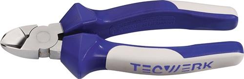 TECWERK Seitenschneider L.160mm Kopf verchr.Mehrkomp.-Hüllen TECWERK