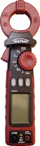 TESTBOY Leckstromzange TV 217 Messber.1µA – 150A(AC) Zangenöffnung 27mm TESTBOY