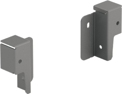 HETTICH Rückwandverbinder ArciTech 78 mm, anthrazit, rechts, 9121824