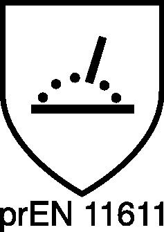 WELDAS Schweißerhaube m.Klettverschluss blau EN ISO 11611:2015 Kl.1/A1+A2 WELDAS