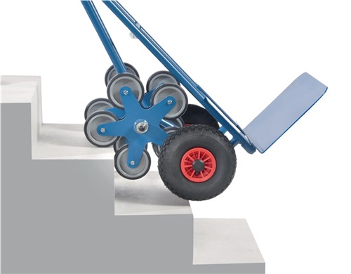 FETRA Treppenkarre H.1300mm Schaufel-Gr.L250xB320mm STA Lufträder/5armiger Radstern