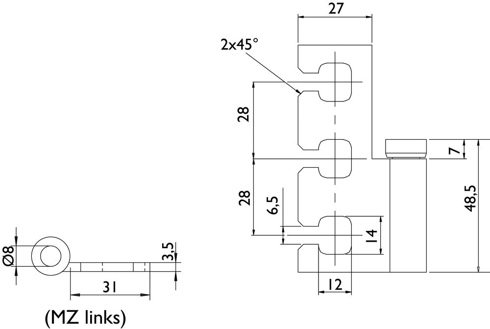HERMAT RAHMENTEIL 6848/VX