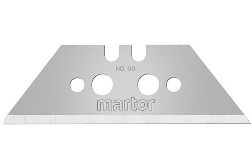 MARTOR Trapezklinge Nr.99 L60xB19xS0,63mm m.Lochung 10 St./Spender MARTOR