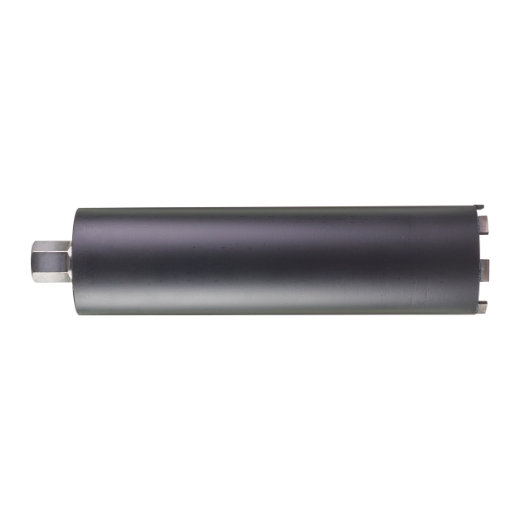 MILWAUKEE DCHXL 122 x 490 mm / 1 1/4" UNC Diamant-Trockenbohrkrone für Staubabsaugung