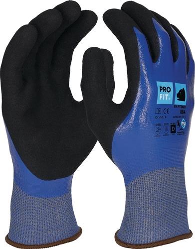 PRO FIT Schnitthandschuh Ultra DRY CUT D Gr.9 blau/schwarz EN 388,EN 407 PSA II PRO FIT