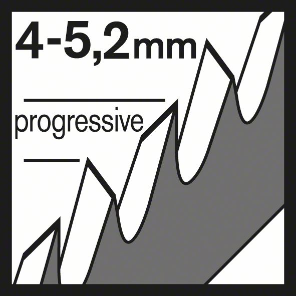 BOSCH Stichsägeblatt U 144 D Speed for Wood, 3er-Pack