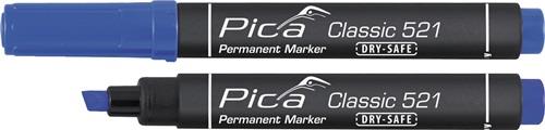 PICA Permanentmarker Classic blau Strich-B.2-6mm Keilspitze PICA