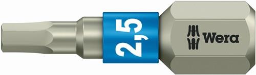 WERA Bit 3840/1 TS 1/4 Zoll 2,5mm L.25mm i6-KT.i6-KT.2,5mm WERA