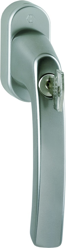 HOPPE® Fenstergriff absperrbar Luxembourg 099S/US952 100NM, mit Schrauben, Aluminium, 10764531