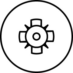 HECO TOPIX-plus 4,5 x 20, Senkkopf mit Kopfbohrung, Pozi-Drive + Kopflochbohrung 2,4 mm, Variables Vollgewinde, verzinkt blau, A3K