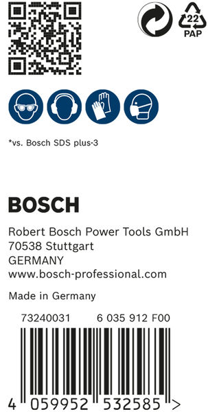 BOSCH EXPERT SDS plus-7X Hammerbohrer, 8 x 200 x 265 mm, 30-tlg.. Für Bohrhämmer