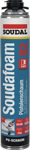 SOUDAL 1K-Pistolenschaum SOUDAFOAM-GUN 750 ml B2 champagner o.Einw.-Handsch.Dose SOUDAL