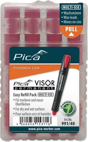 PICA Minenset Visor permanent 4x rot wasserfest 4 Minen/Set PICA