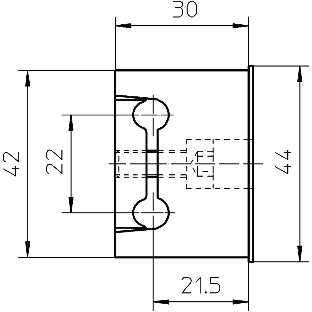 SIMONSWERK Klemmblock VARIANT® V 3604/21,5